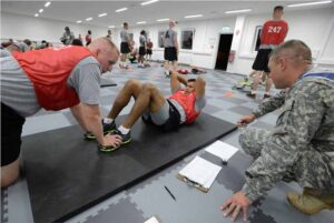 military sit ups