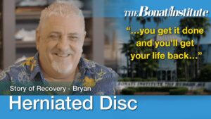 Byran's Herniated Disc Story