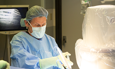 foraminotomy-surgery Spine Specialist Performing Surgery