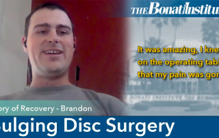 Bulging Disc Surgery Testimonials