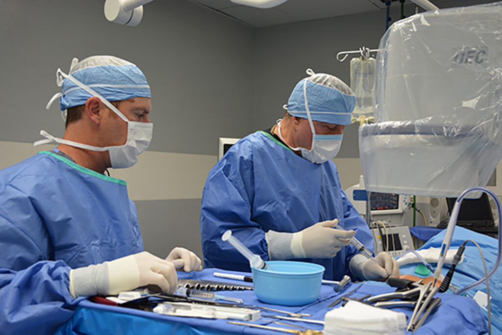 Spine Surgery with the patient awake