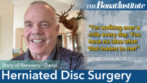 David's Story of Recovery- Herniated Disc Surgery