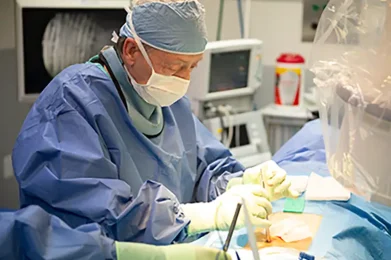 Bone fragment removal for pain relief in the Tampa area.