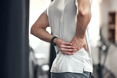 A patient with a bulging disc gets treatment at the Bonati Spine Institiute in Hudson, FL