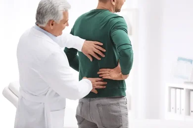 A patient with foraminal stenosis gets treatment at the Bonati Spine Institiute in Hudson, FL